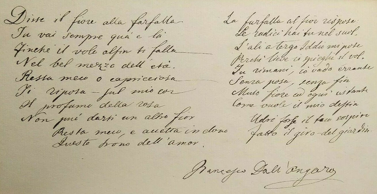 Poesia di Francesco Dall'Ongaro