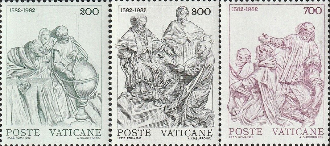 poste-vaticane-calendario-gregoriano-1582-1982