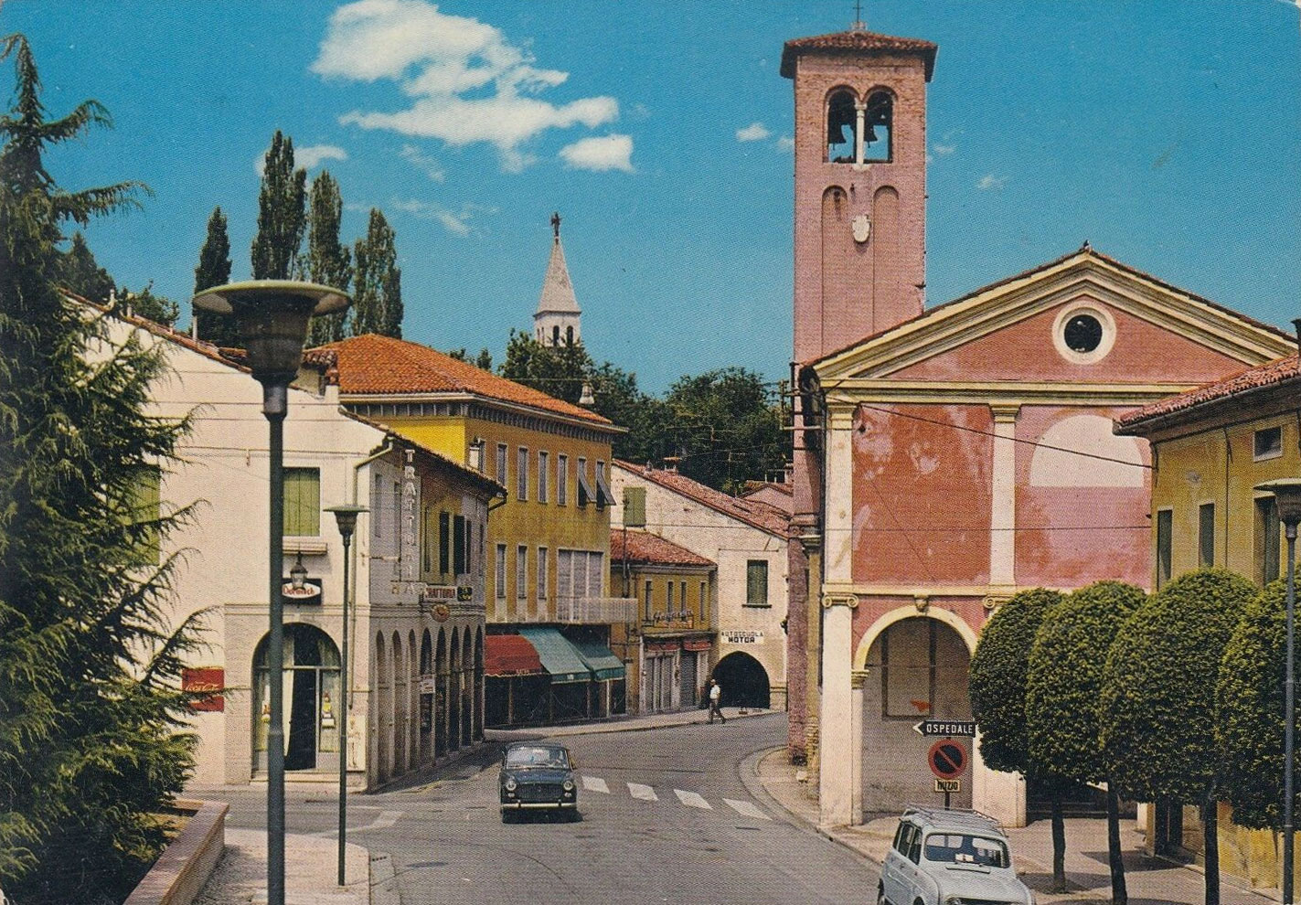 0000-Oderzo-Via Garibaldi-Chiesa-della-Maddalena-e-trattoria