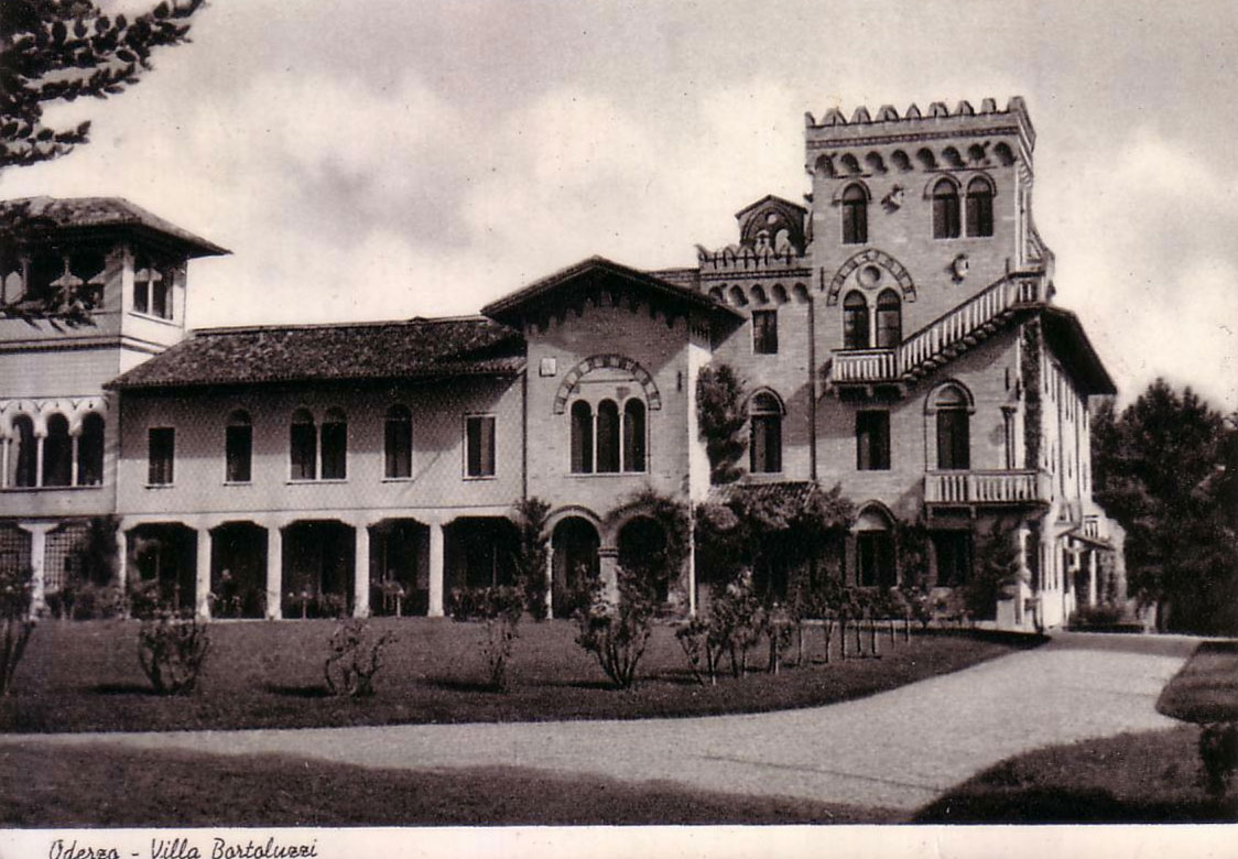 1953-viaggiata-Oderzo-Villa-Bortoluzzi