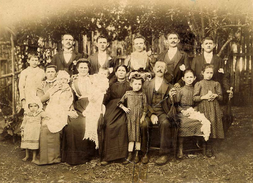 Brasile inizi 1900 - Matrimonio di Sanson Angela e Rosolen Giovanni