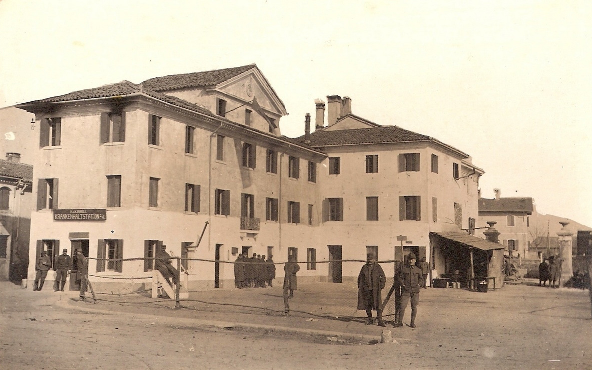 cartolineantiche-motta-di-livenza-25-1918-krankenhaltstation