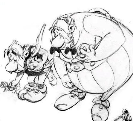 Inchino di Asterix e Obelix