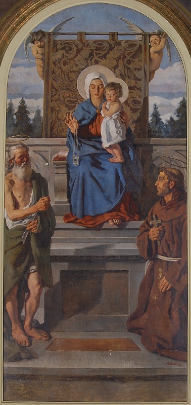 Madonna in trono fra i santi Bartolomeo e Francesco
