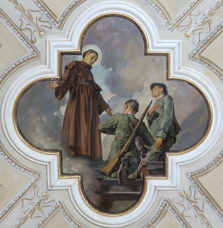 Sant'Antonio da Padova appare a due militi